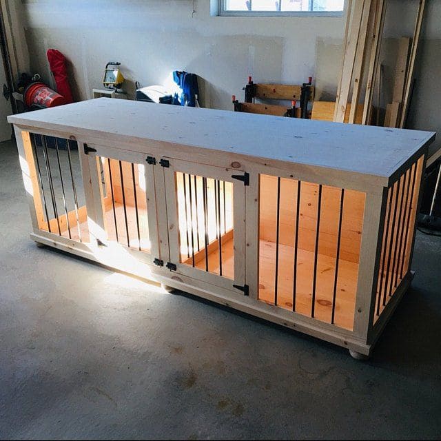 wooden diy ddog kennel