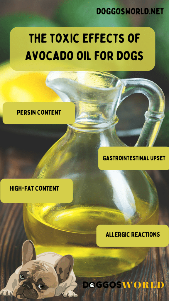 A graphical representation of toxic effects of avocado oil